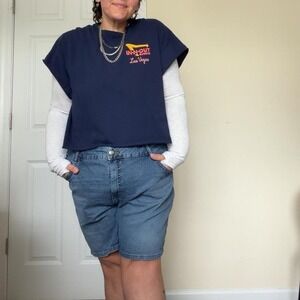 In-N-Out Burger Las Vegas boxy cropped tee XXL‎ reworked short sleeve oversized
